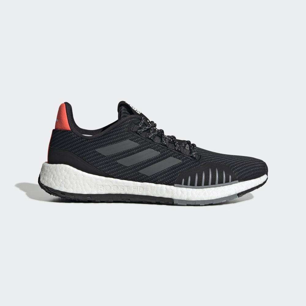 Adidasi Alergare Adidas Pulseboost HD Iarna Barbati Romania - Negrii/Gri/Rosii FU7321
